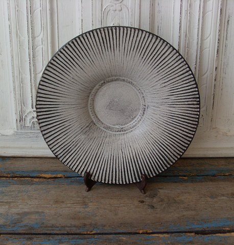 Hammershøi for Kähler fad i grå dobbeltglasur 30cm.