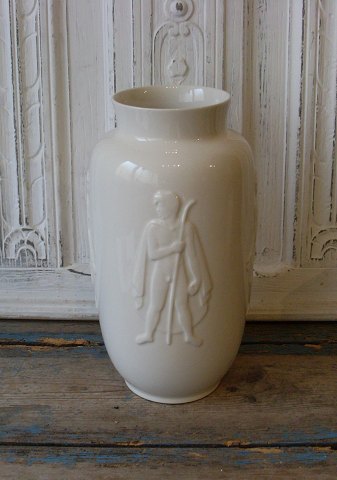 Hans Henrik Hansen for Royal Copenhagen - stor blanc de chine vase 29cm. No. 4121