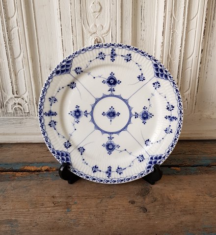 Royal Copenhagen Musselmalet halvblonde helflad middagstallerken no. 577 - 1894-1900