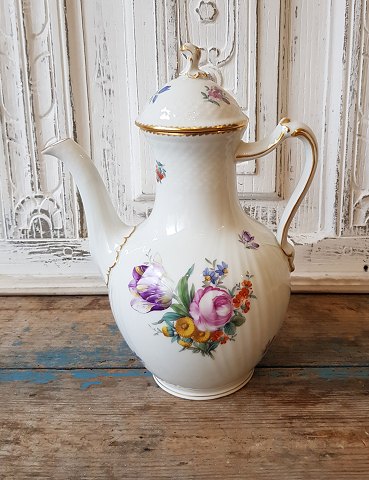 Royal Copenhagen Ful Saxon Flower Coffee Pot no. 1794