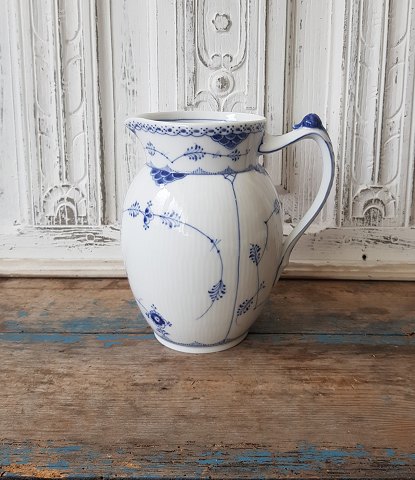 Royal Copenhagen Blue Fluted half lace rare large jug no. 668