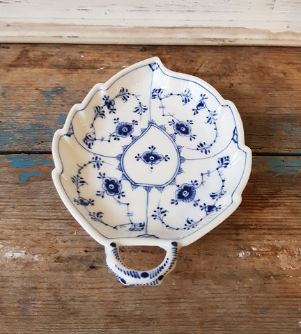 Royal Copenhagen Blue Fluted leaf shaped dish no. 143