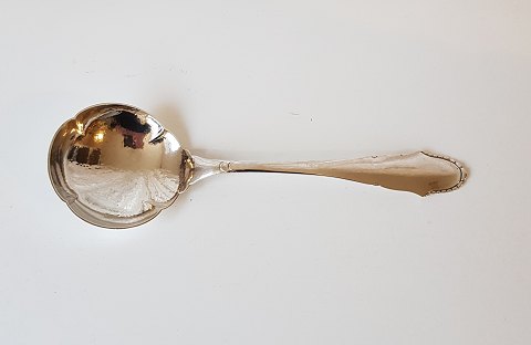 Christiansborg large serving spoon in silver 25 cm.