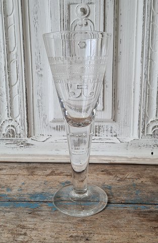 Large glass from Kastrup glassworks approx. 1910