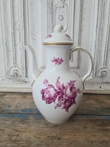 Royal Copenhagen Purple Flower with gold edge coffee pot no. 427/8189