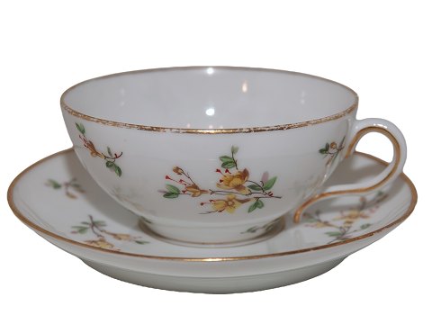 Royal Copenhagen Gul Berberis 
Lille chokoladekop med blomster fra 1880-1893