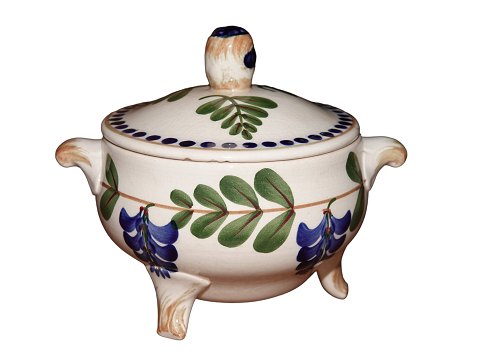 Aluminia WisteriaLidded sugar bowl