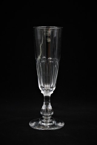 Classic, old French mouth-blown champagne flute / glass...
(1 pc. available)