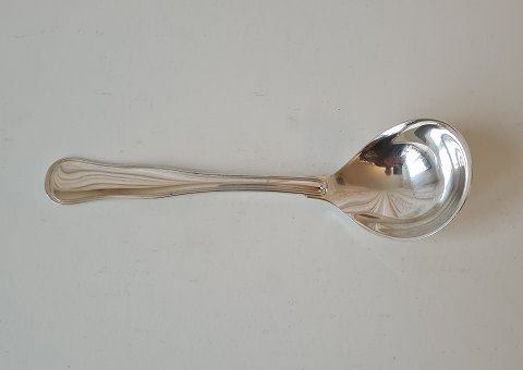 Cohr Double fluted sauce spoon in silver 16.8 cm.