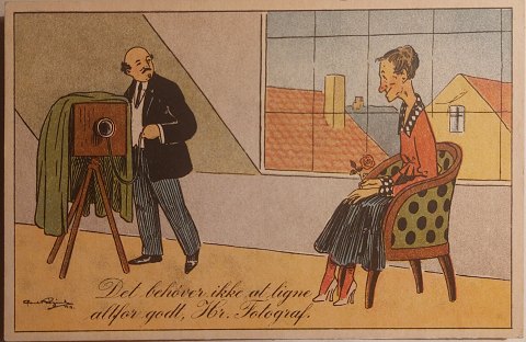 Postkort:.Carl Røgind - Portrætfotografen