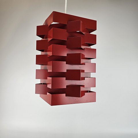 Nordisk Solar pendelRød metal