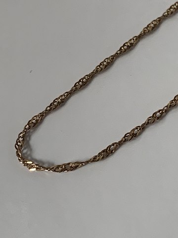 9 carat gold necklace.Length: 51 cm.