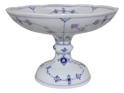 Blue Fluted PlainSmall cake stand