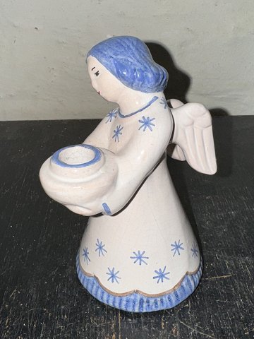 L. Hjorth figur af engel i keramik