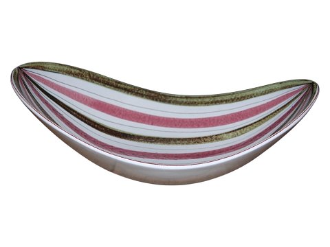 Gustavsberg StudioStig Lindberg art pottery striped bowl