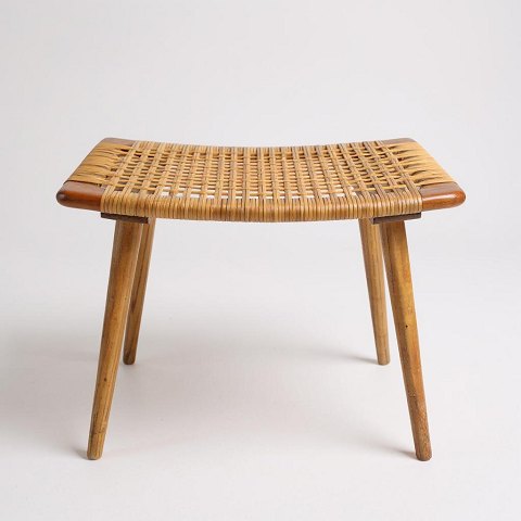 Stool - Teak - Sage Wicker - Danish Design - 1960sGreat condition