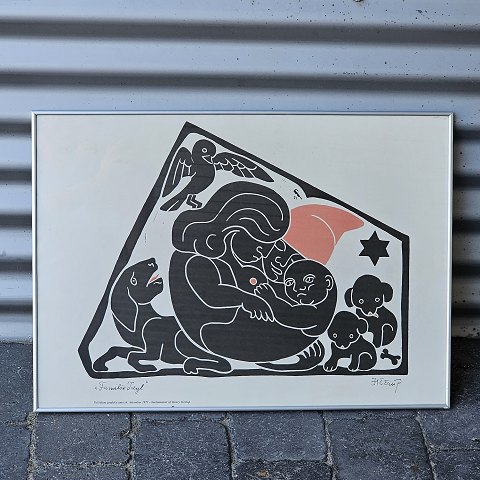 Henry HeerupLitografiFamilieidyl