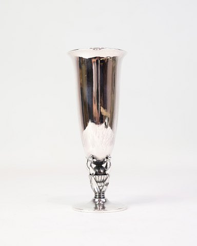 Sjælden Vase - Model Nr. 572 F - Kaktus-Serien - Sterling Sølv - Gundorph Albertus - Georg Jensen