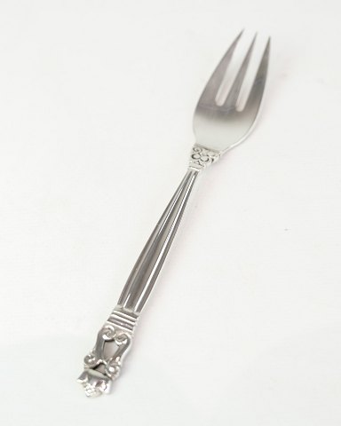 Barnegaffel - Georg Jensen - Konge - Sterling Sølv - 16.5 cmFlot stand