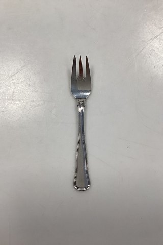 Dobbeltriflet COHR sølvplet Kagegaffel