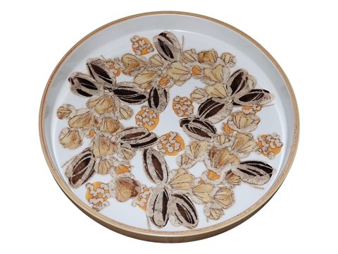 Royal Copenhagen SienaStort rundt fad 32,5 cm.