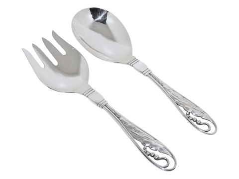 Georg JensenOrnamental stort salatsæt 26 cm.