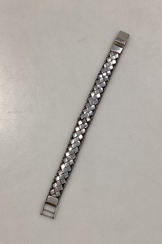 Sterling Silver Bracelet with Close Ornamentation