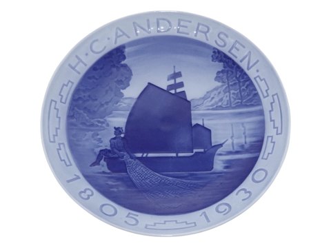 Bing & Grøndahl Mindeplatte fra 1930H.C. Andersen
