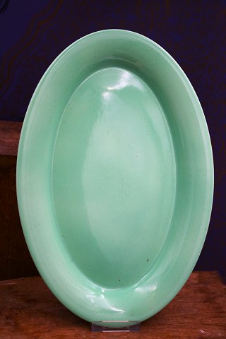 Gammelt oval Ursula fajance serverings fad / tallerken fra Royal Copenhagen...
