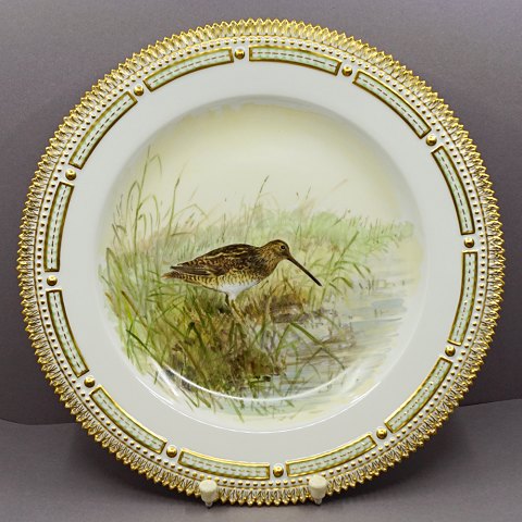 Royal Copenhagen, Flora Danica Animal; Dinnerplate 25,5 cm No. 3549