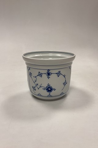 Bing and Grondahl Blue Painted Blue Fluted Flower Pot No. 668