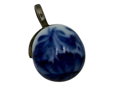 Royal Copenhagen Blue Flower pendant with sterling silver mounting