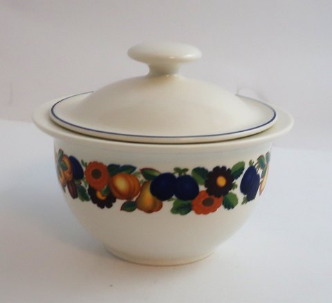 Royal Copenhagen. Goldener Sommer. Zuckerdose. Modell 161.