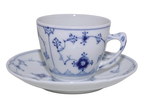 Blue Fluted (Blue Traditional)Small demitasse cup #108B