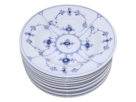 Musselmalet Riflet JernporcelænDyb tallerken 24,0 cm. #2245