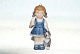 Royal Copenhagen Children in July 2001 Sophia, Figure ornament, Girl with cat