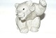 Royal Copenhagen Stoneware. Polar bear Celadon Glaze bear cub paw up Knud KyhnSOLD