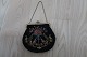 Vintage:Beautiful old handbagMit embroidery made by handBeautiful closing item About 1930-1945