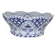 Blue Fluted Full LaceRound fruit bowl