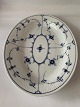 Royal Copenhagen Musselmalet Riflet, ovalt fadDek. nr. 1 / 98