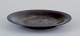 Just Andersen. Rare bronze dish.Boy and goat kid.