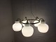 Vilhelm Lauritzen5-armed Ringkronewith white glass shades