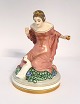 Rosenthal. Porzellanfigur. Prinzessin mit Gans und goldenem Ei. Höhe 15 cm.