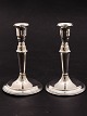 A pair of 830 silver candlesticks