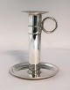 Hans Hansen. Kammerstage. Sterling (925). Design : Karl Gustav Hansen . Model 303. Højde 11 cm. Produceret 1947