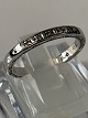 Wedding ring in 14 carat white gold with diamondsSize 54