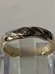 Gold ring with Diamond 14 Karat Red / white goldSize 56