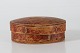 Antique SwedishOval box of pine wood