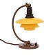 PH lampe. PH 1/1 Natbordslampe fra 1930erne. Stemplet "Patented". God stand. H: 25cm