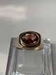 8 karat guld, Dame ring med en Orange sten.Ring størrelse 50.